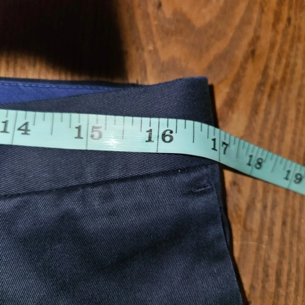 Banana Republic Mens Navy Blue Non-Iron Modern Slim Fit Chino Pants 33x34